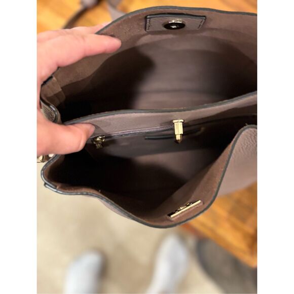 Rebecca Minkoff Women's Mauve Pebble Leather Darren Shoulder Bag - Picture 6 of 9